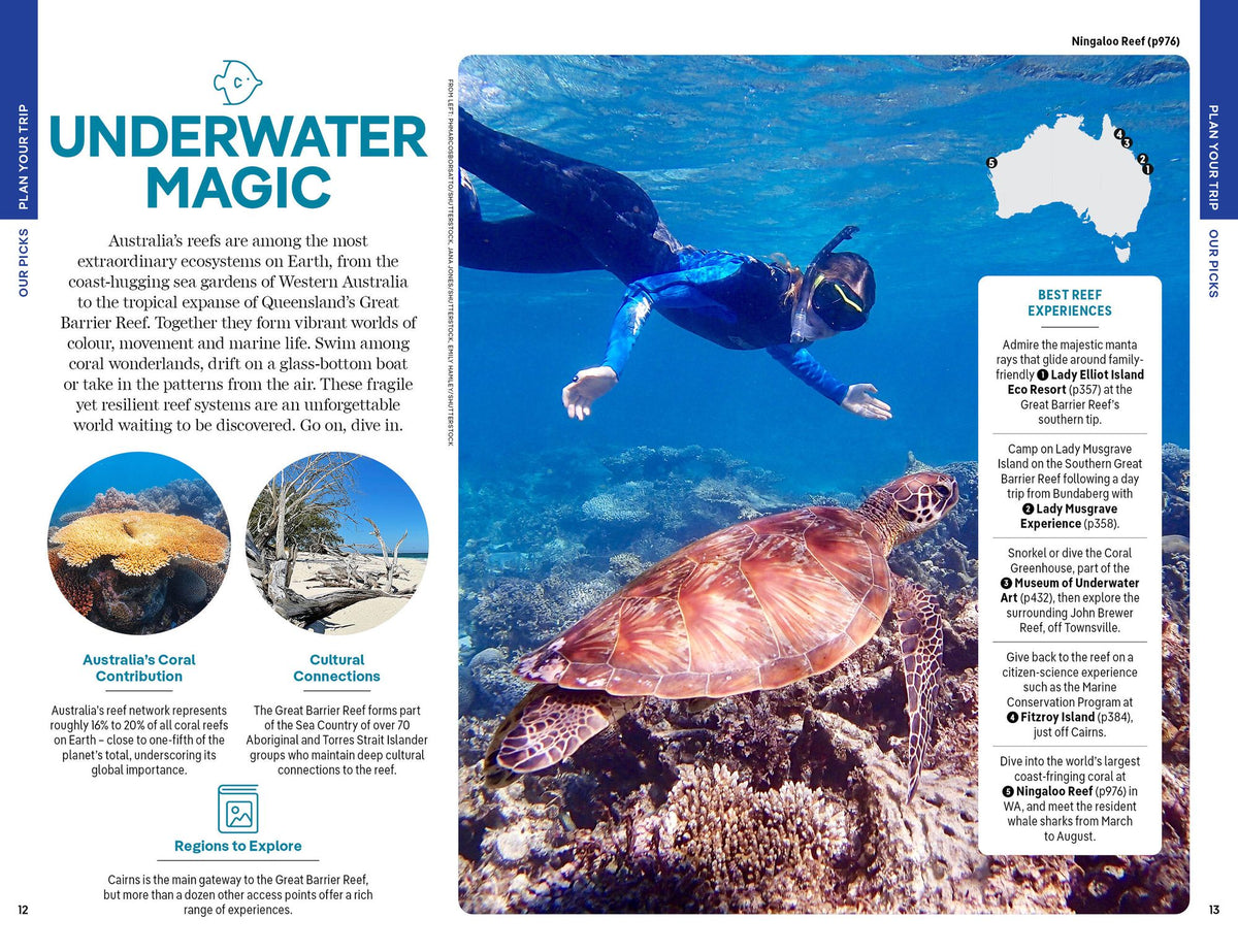 Lonely Planet Australia: Plan the Trip of a Lifetime Detailed Itineraries & Maps Insider Tips Covers Sydney, New South Wales, Canberra, Melbourne, Tasmania, Perth and more