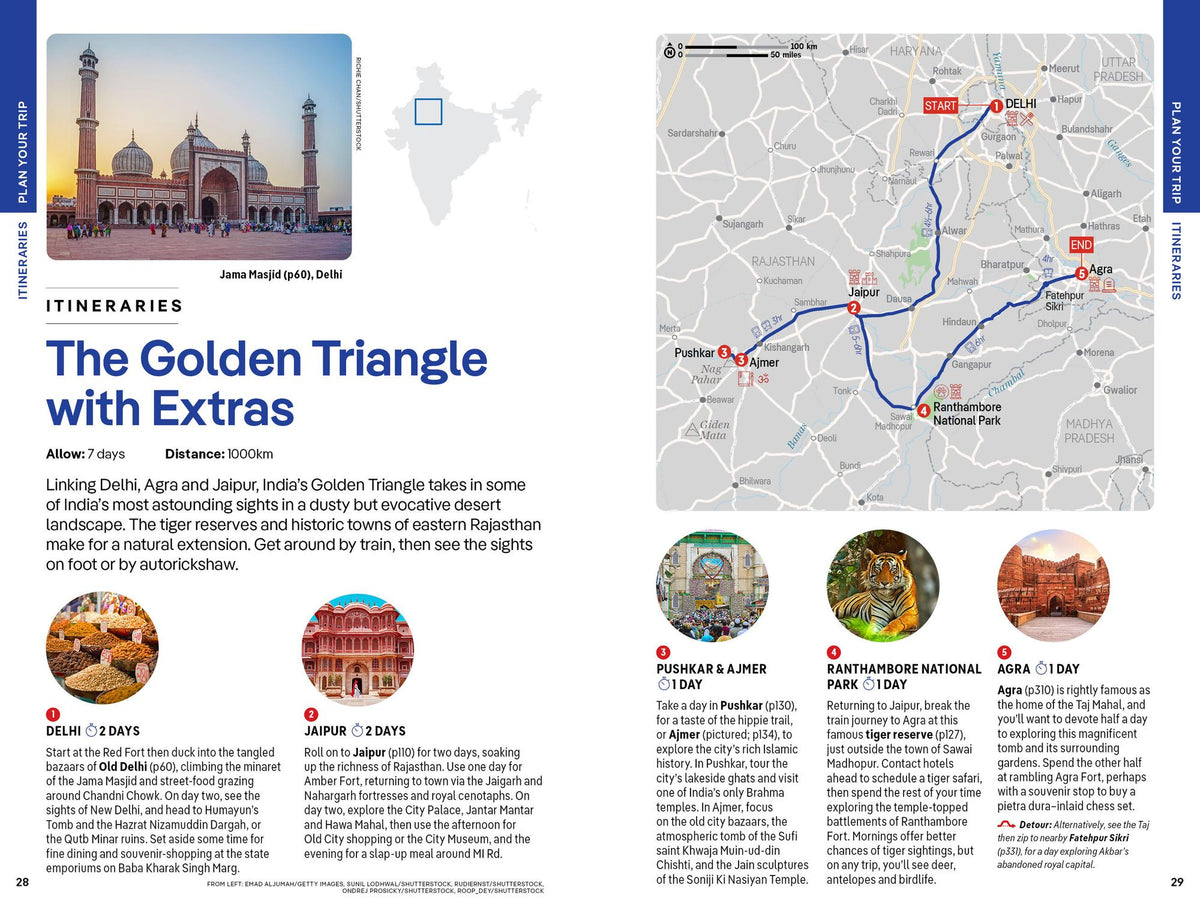 Lonely Planet India: Plan the Trip of a Lifetime Detailed Itineraries & Maps Insider Tips Covers Delhi, Rajasthan, Punjab, Ladakh, Agra, Kerala, Kolkata, Mumbai, Goa and more
