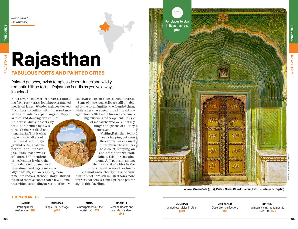 Lonely Planet India: Plan the Trip of a Lifetime Detailed Itineraries & Maps Insider Tips Covers Delhi, Rajasthan, Punjab, Ladakh, Agra, Kerala, Kolkata, Mumbai, Goa and more