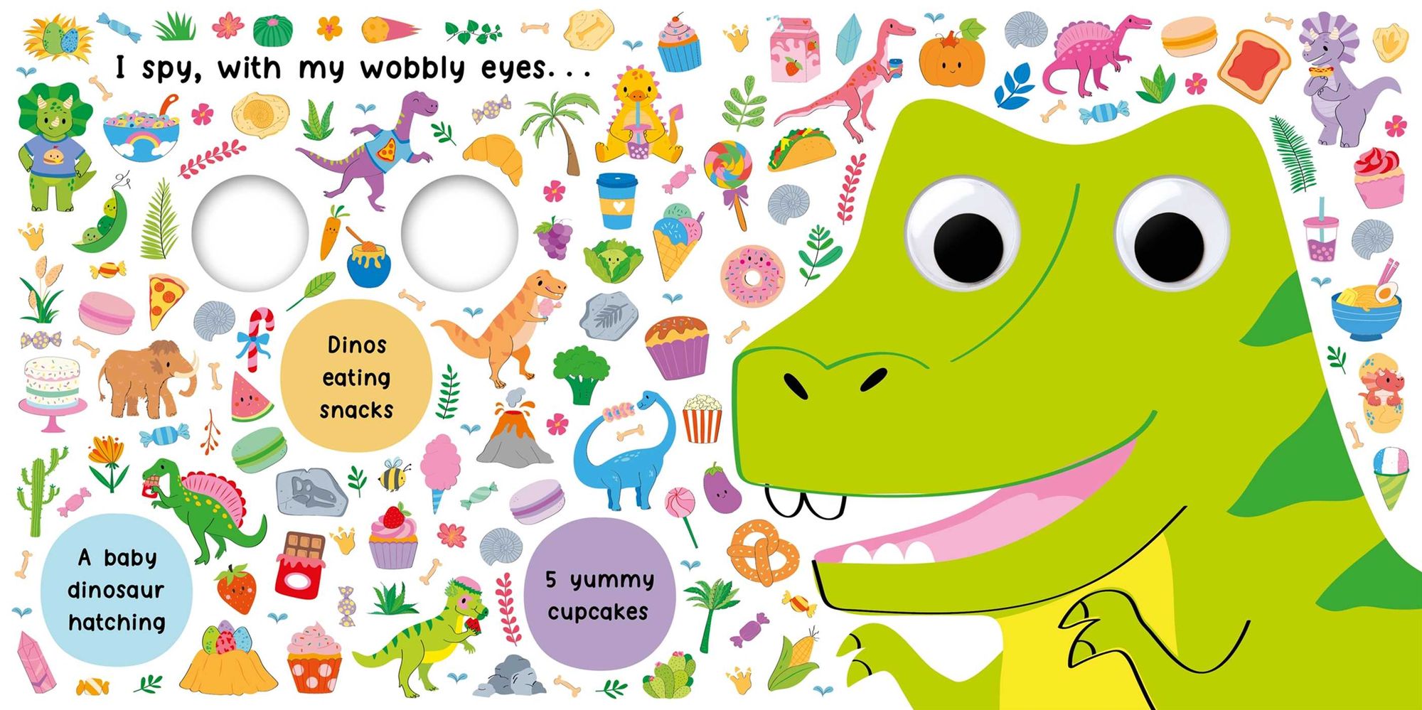 I Spy Dinosaurs: Spot Tons of Hidden Objects with Wobbly Eyes on Each Page