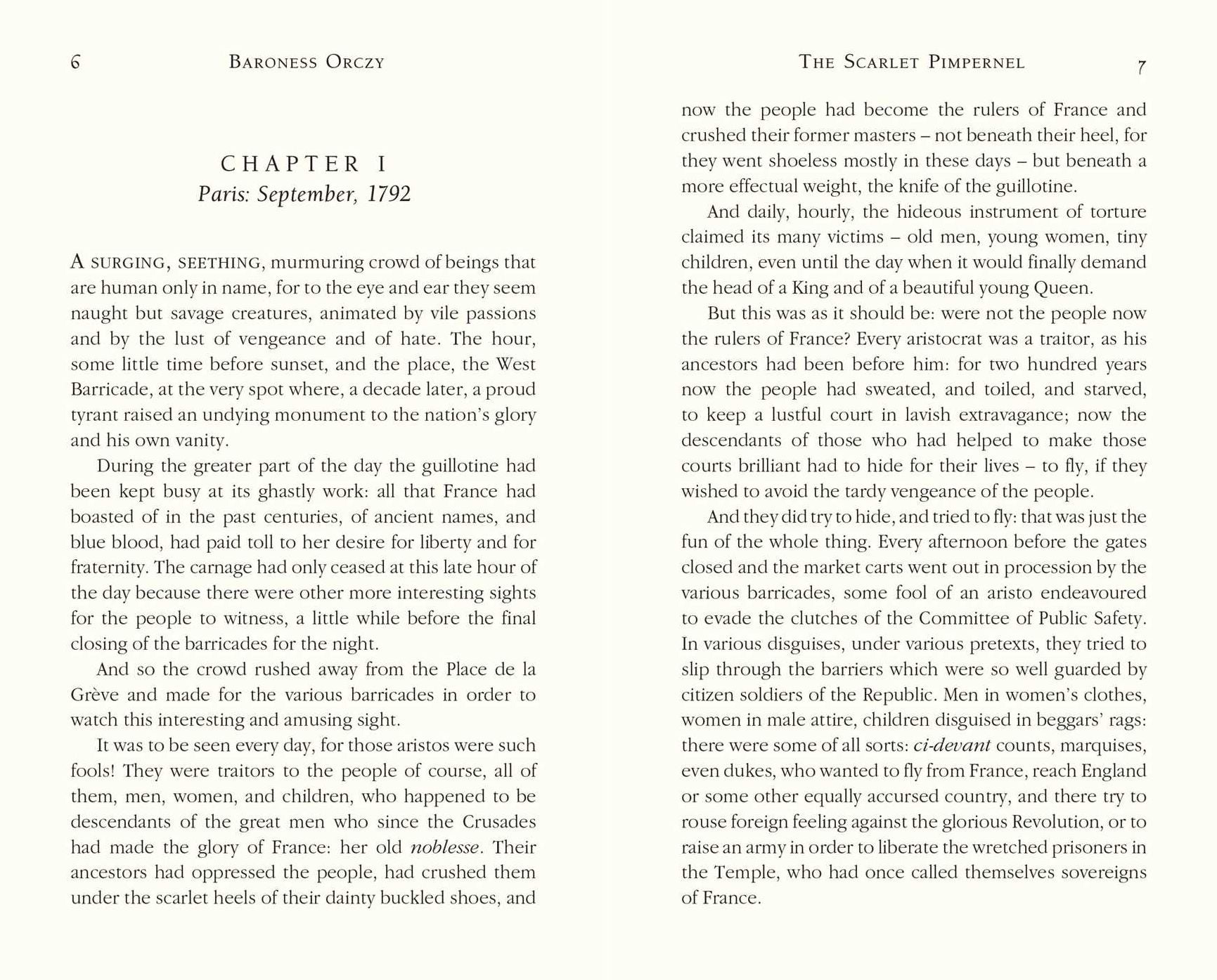 The Scarlet Pimpernel