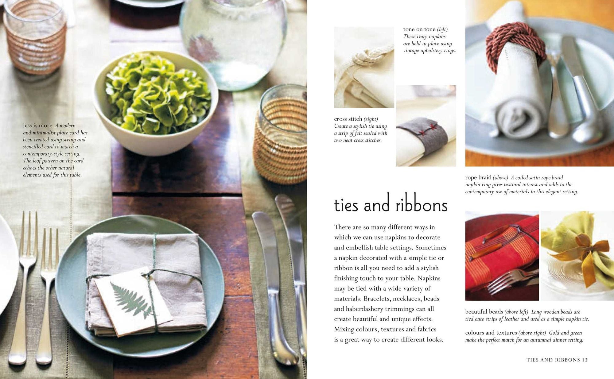 The Art of Napkin Folding: Includes 20 step-by-step napkin folds plus finishing touches for the perfect table setting