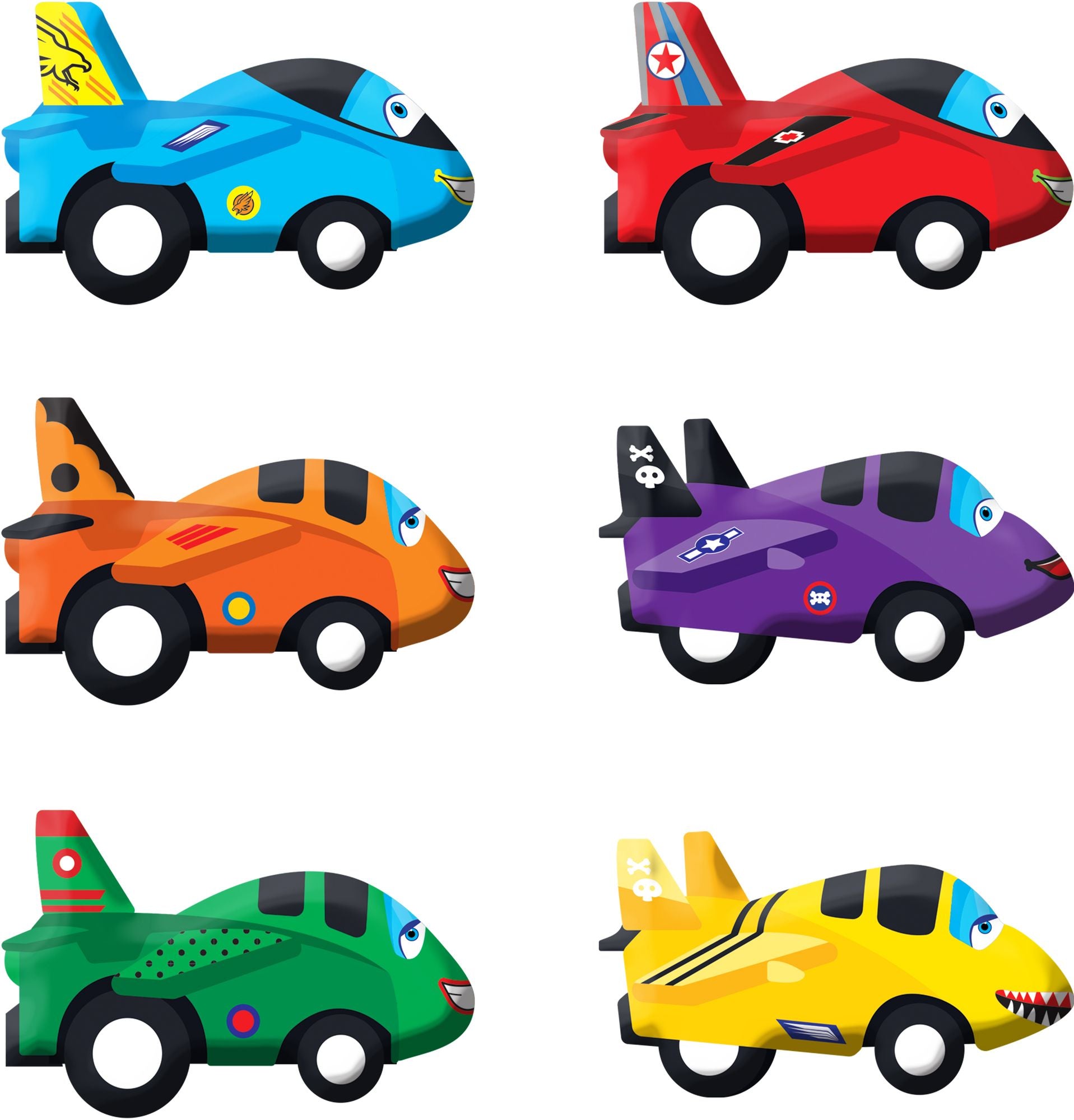 Pull Back and Go Planes Activity Set