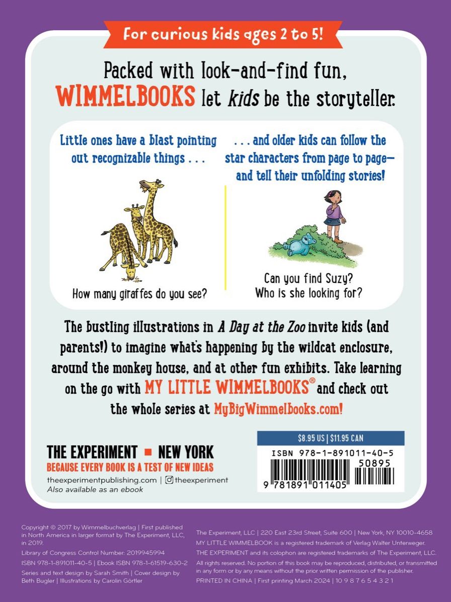 My Little Wimmelbook®-A Day at the Zoo: A Look-and-Find Book (Kids Tell the Story)