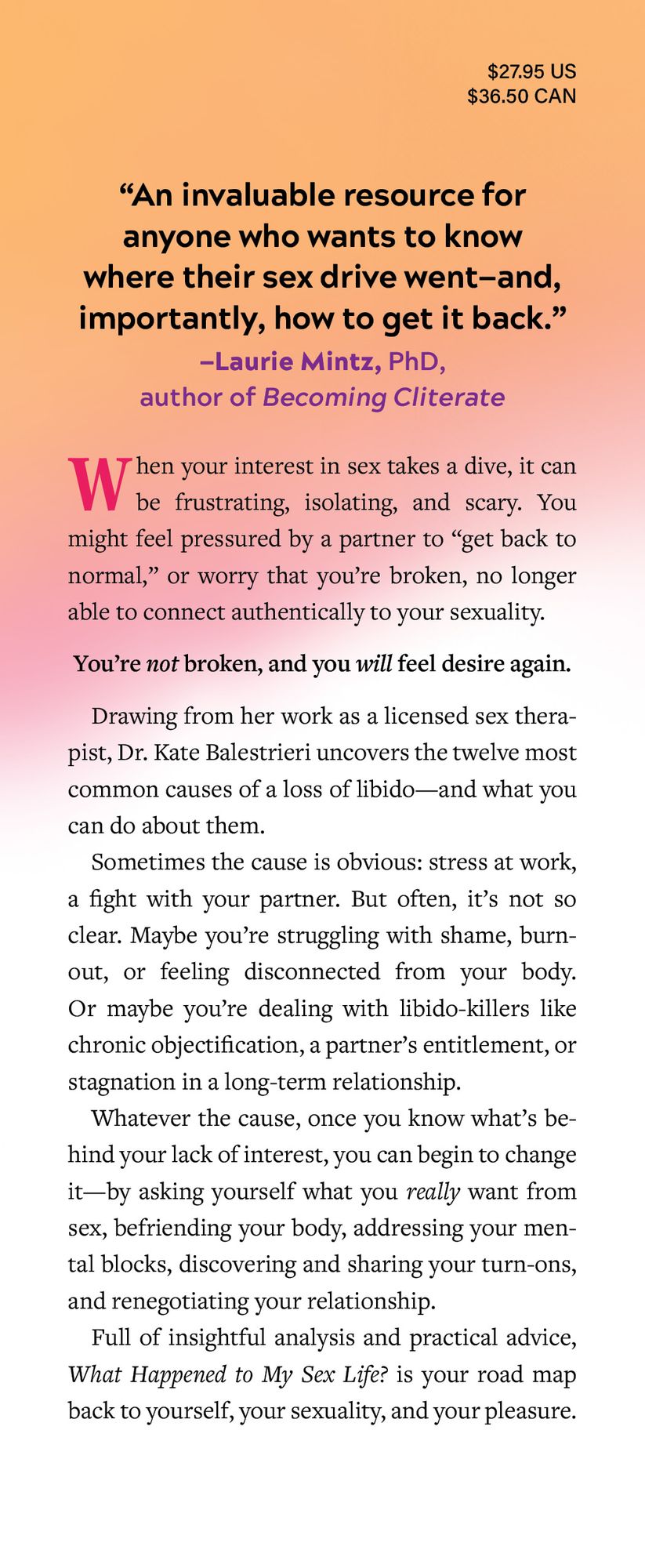 What Happened to My Sex Life?: A Sex Therapist's Guide to Reclaiming Lost Desire, Connection, and Pleasure