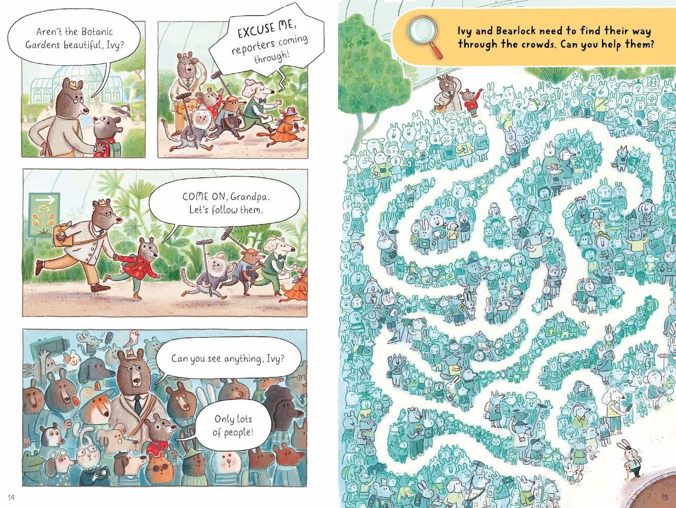 The Case of the Missing Flower (Ivy and Bearlock Holmes Book 1): 15 Puzzles for Sleuths to Solve