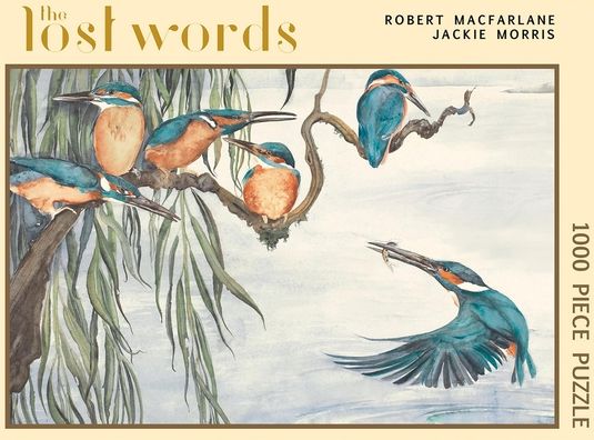 The Lost Words 1000 Piece Jigsaw Puzzle: Kingfisher