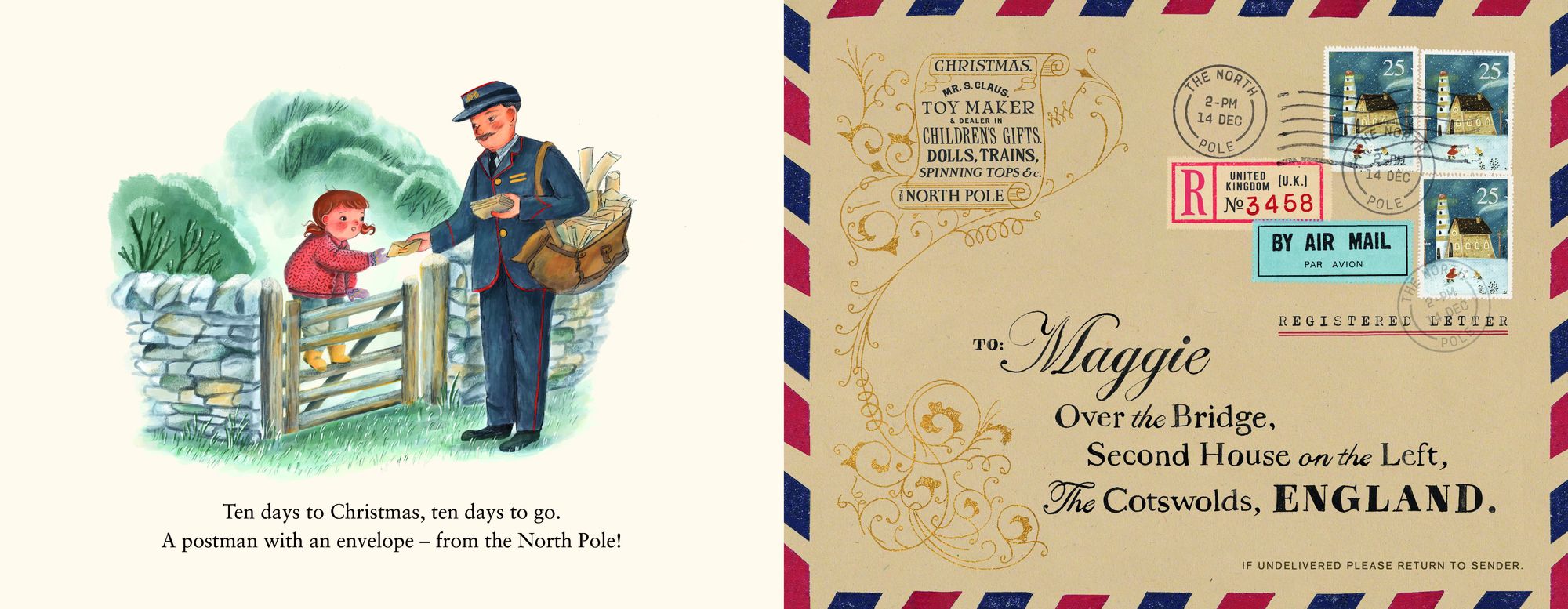 Letters from the North Pole: With Five Letters from Santa Claus to Pull Out and Read