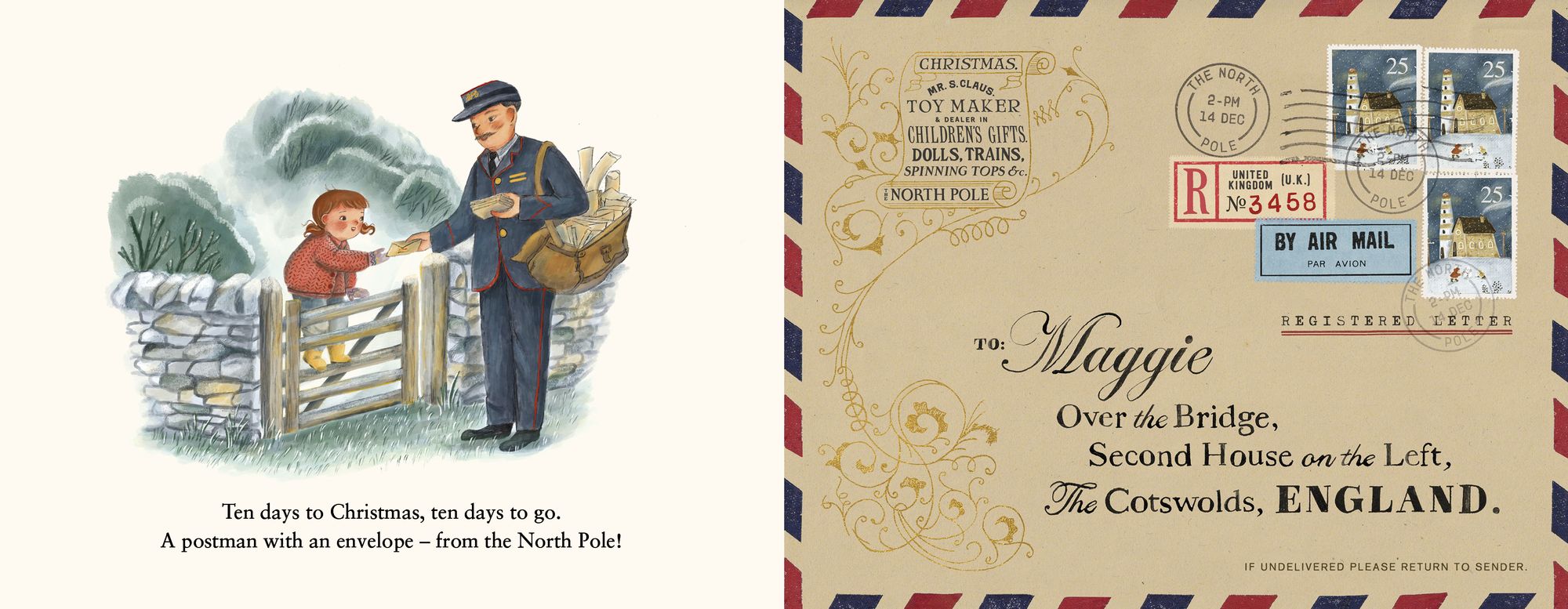 Letters from the North Pole: With Five Letters from Santa Claus to Pull Out and Read