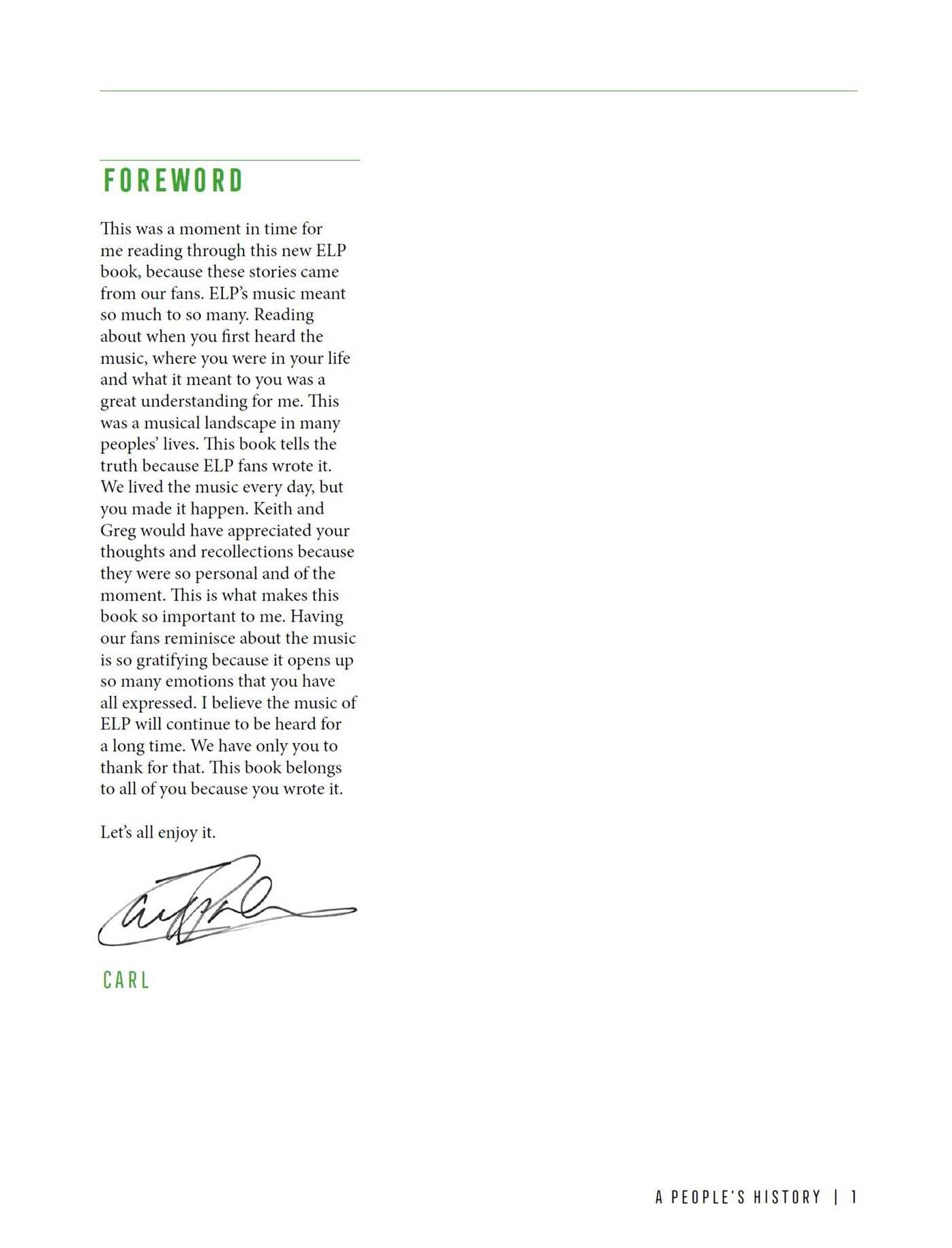 Welcome Back My Friends: A People's History of Emerson Lake & Palmer