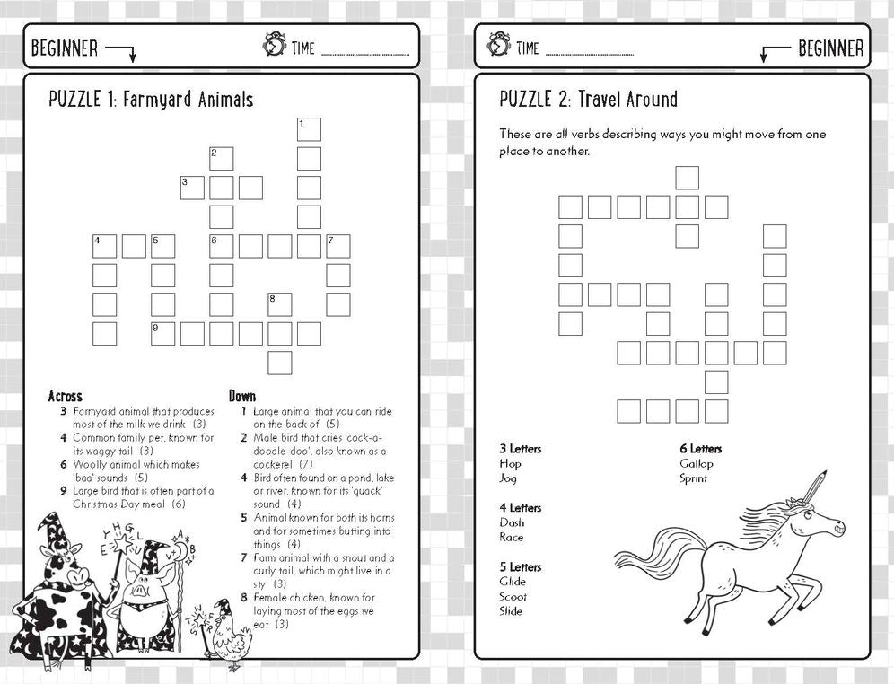 Vocabulary Crosswords for Clever Kidsï¿½: More than 100 puzzles to boost your word power