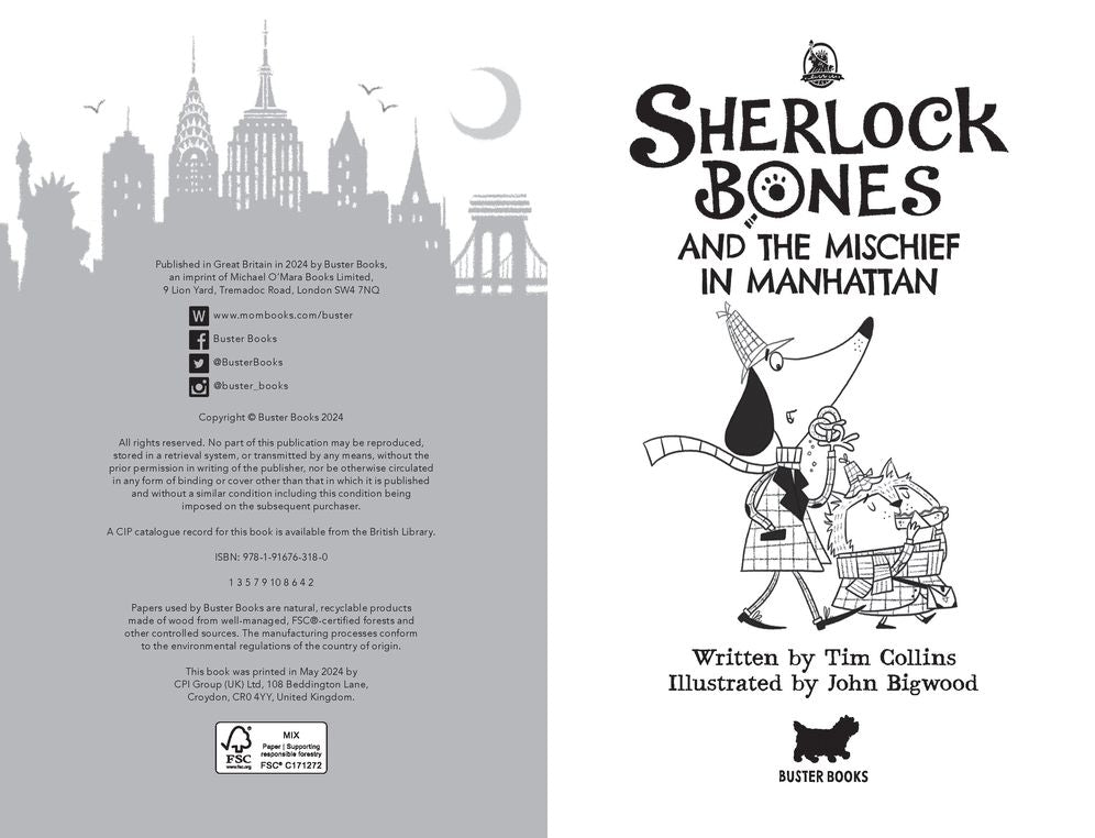 Sherlock Bones and the Mischief in Manhattan: A Puzzle Adventure