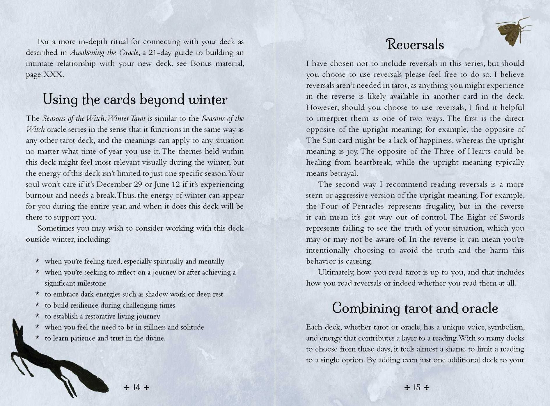 Seasons of the Witch: Winter Tarot: A journey through Yule and Imbolc