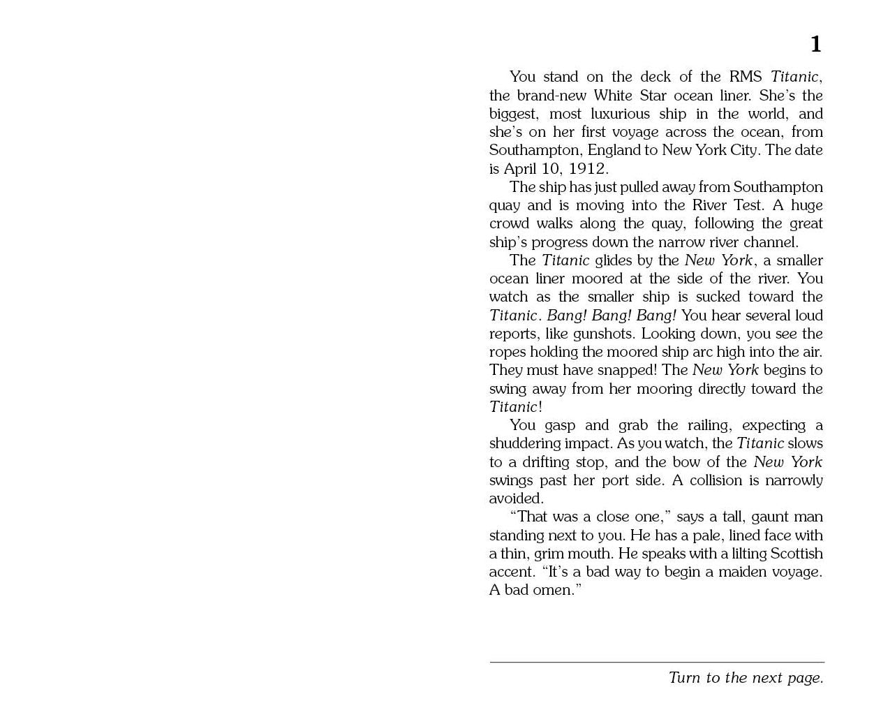 Terror on the Titanic (Choose Your Own Adventure Series #24)
