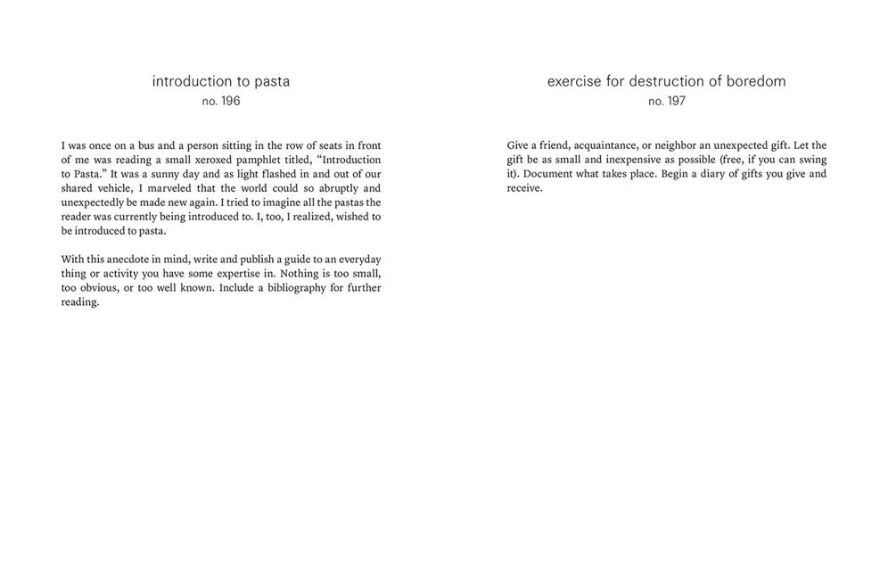 three six five:prompts, acts, divinations (an inexhaustible compendium for writing)