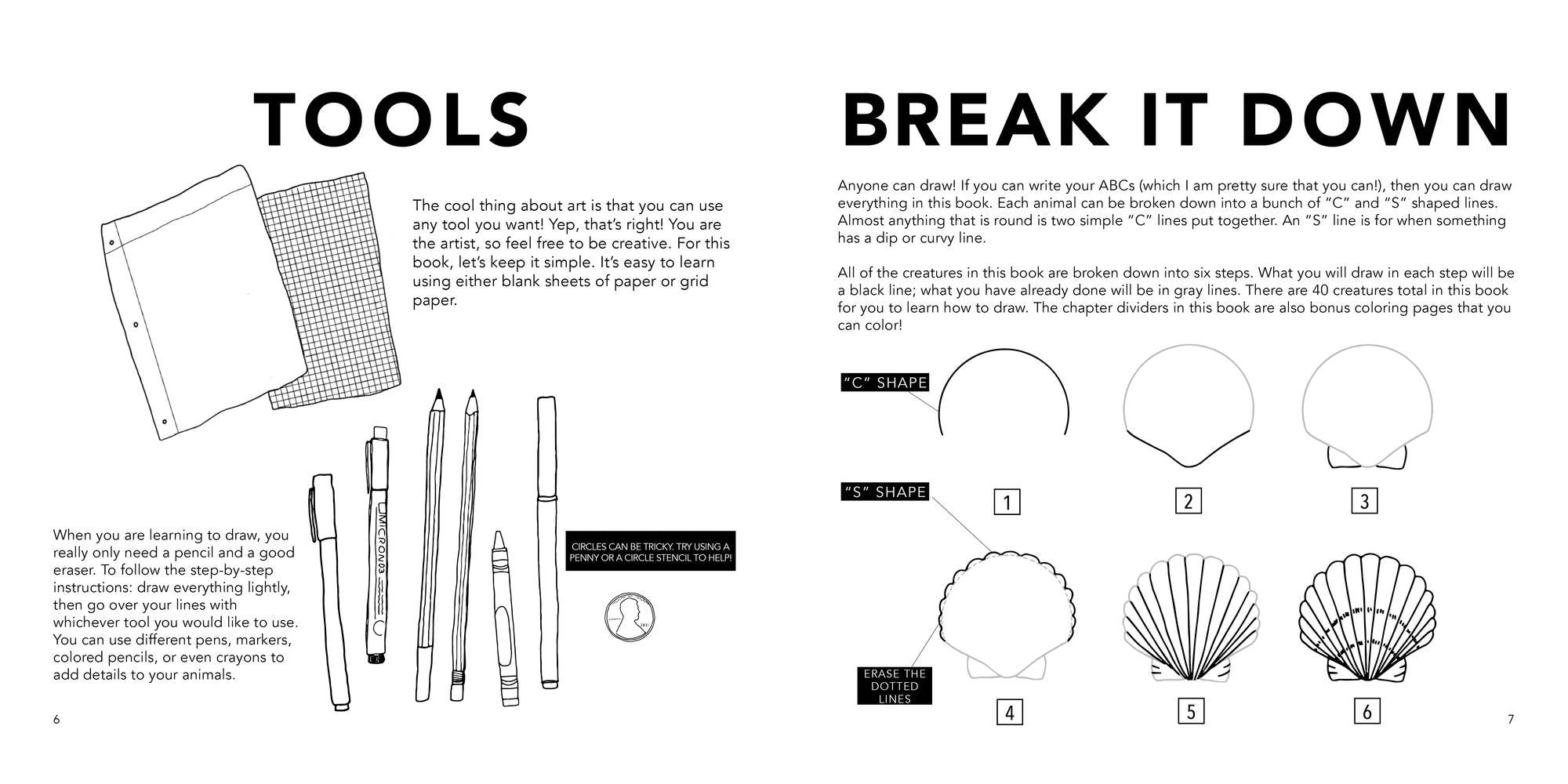 Under the Sea: How to Draw Books for Kids with Dolphins, Mermaids, and Ocean Animals