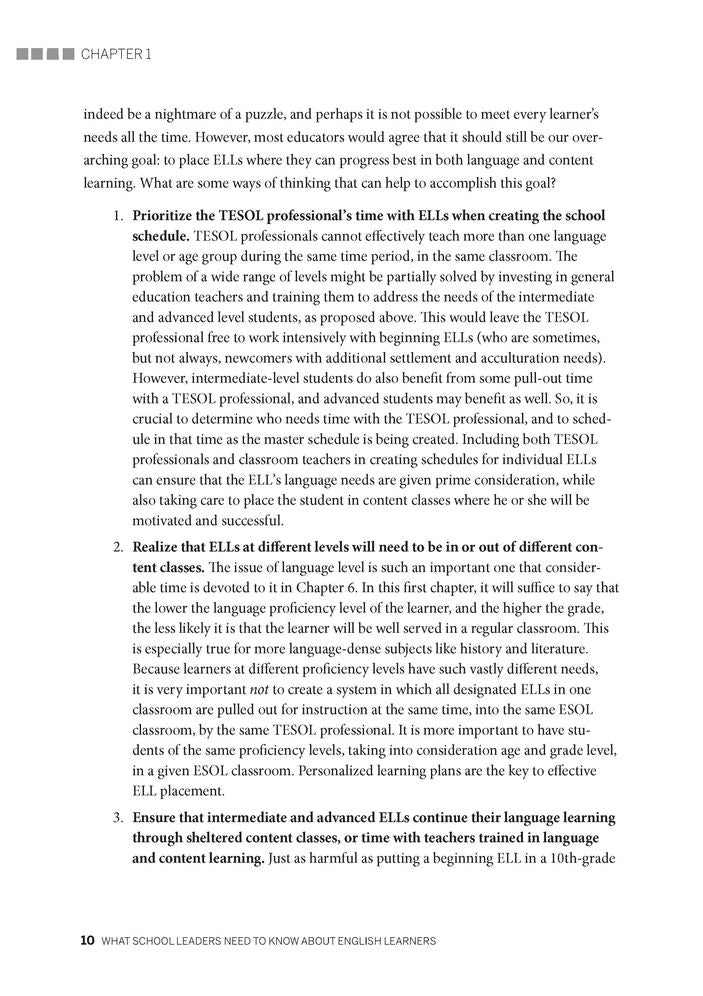 What School Leaders Need to Know about English Learners