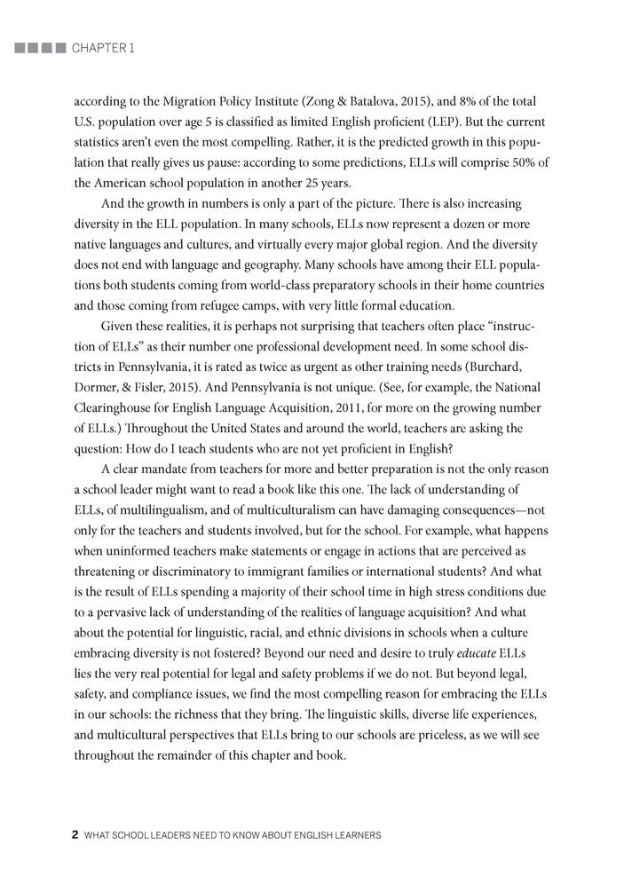 What School Leaders Need to Know about English Learners