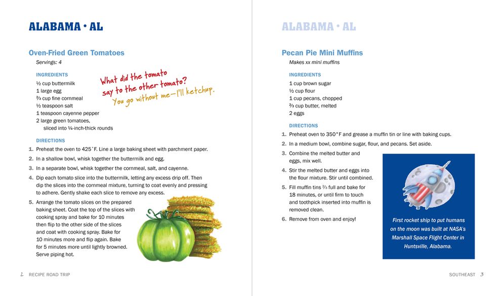 Recipe Road Trip, Cooking Your Way Across the USA: 120+ Delicious Recipes and Fun and Surprising Facts from Every State