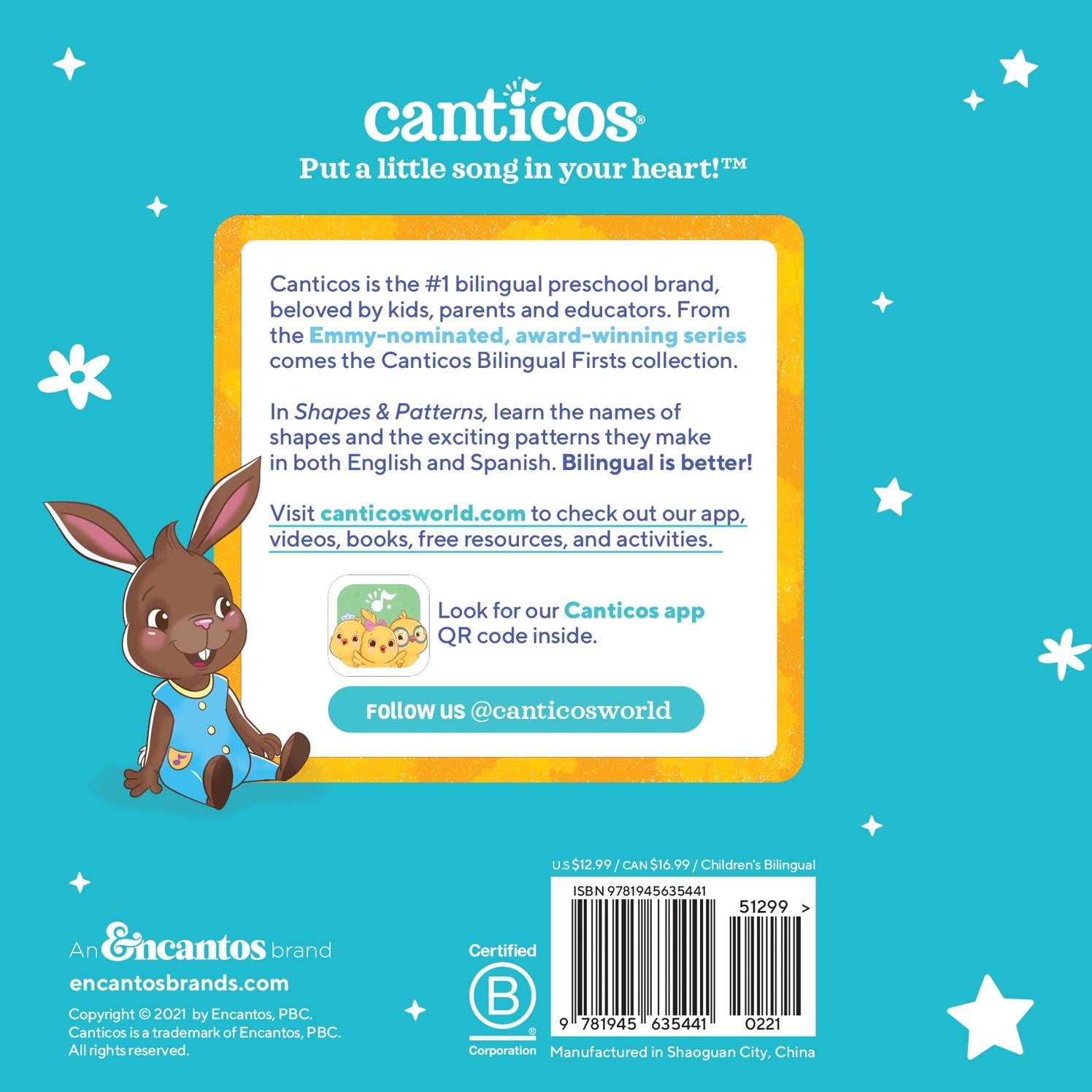 Canticos Shapes & Patterns: Bilingual Firsts