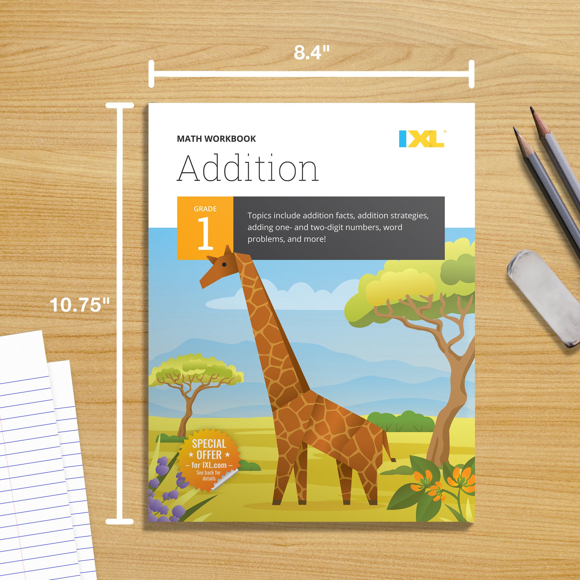 Grade 1 Addition Workbook (IXL Workbooks)