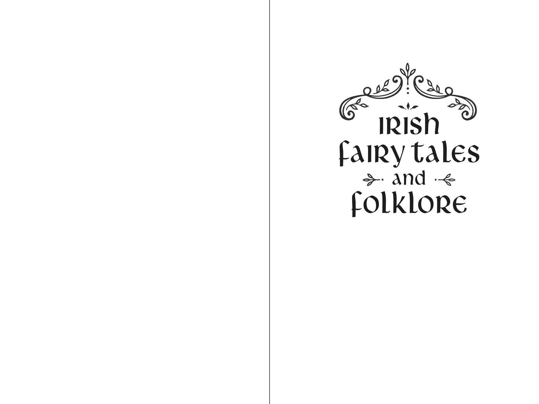 Irish Fairy Tales and Folklore