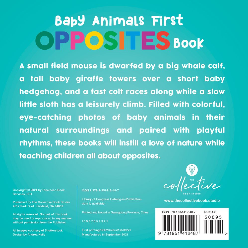 Baby Animals First Opposites Book