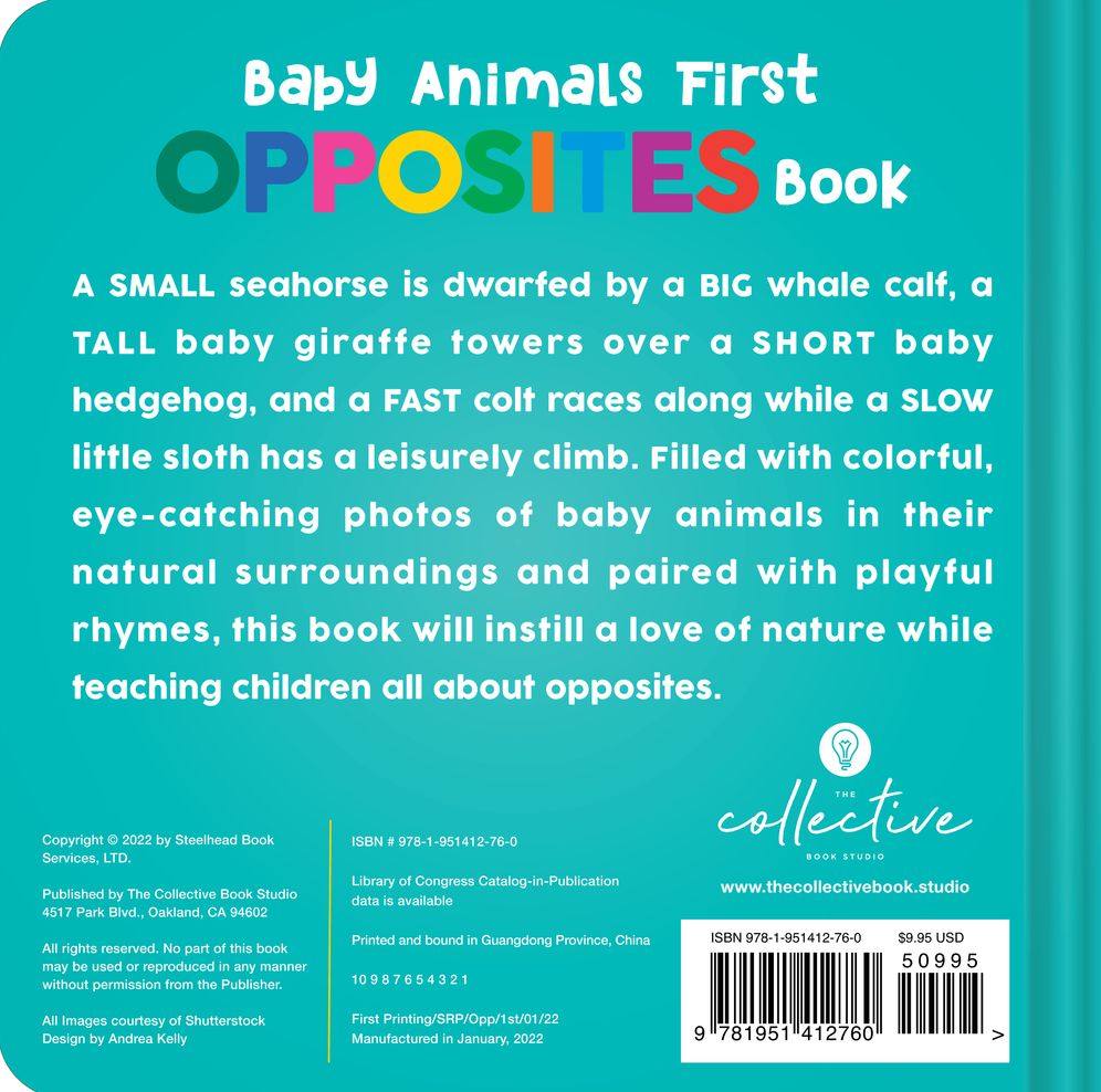 Baby Animals First Opposites Book