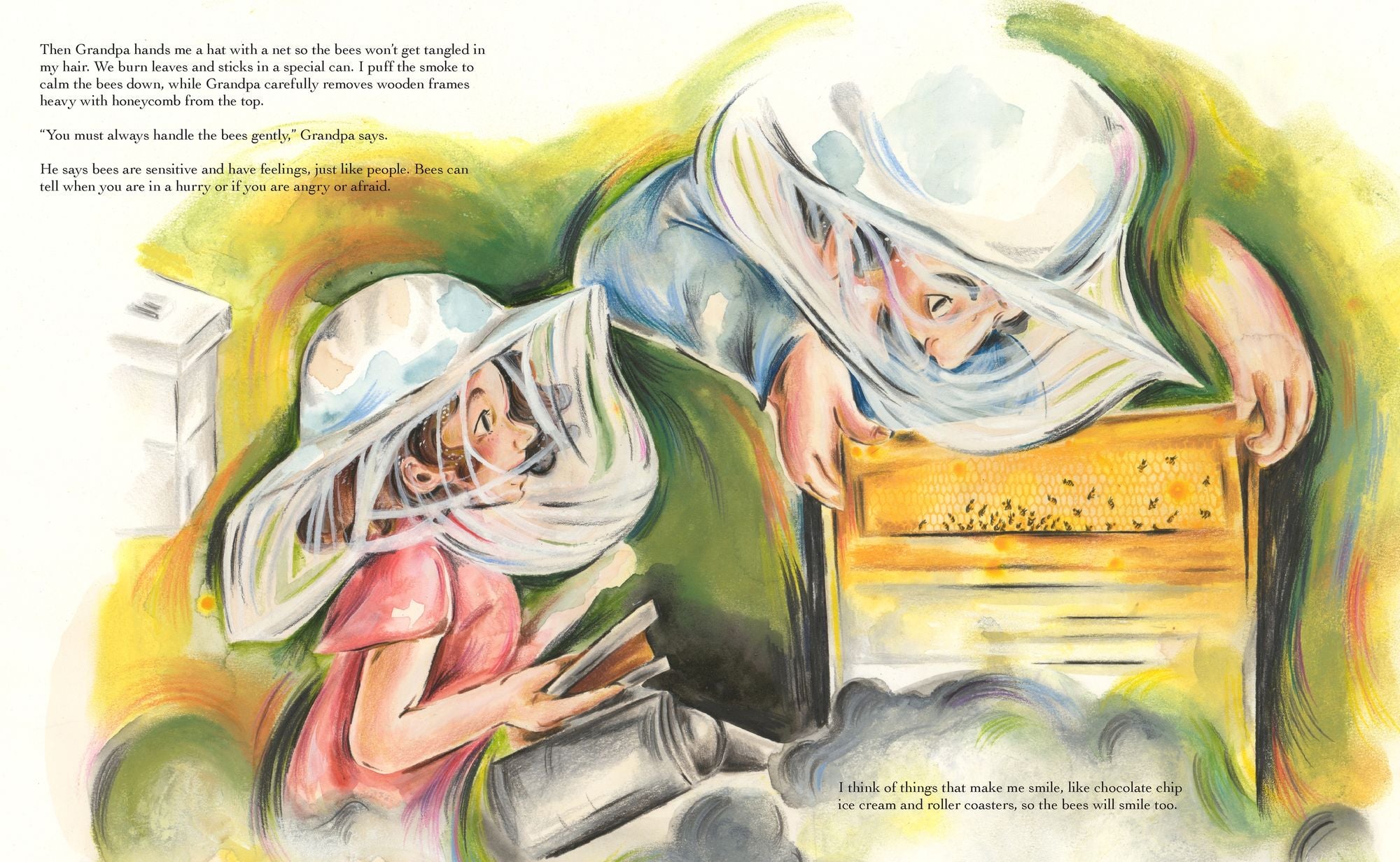 My Hive: A Girl, Her Grandfather, and Their Honeybee Family (A Picture Book)