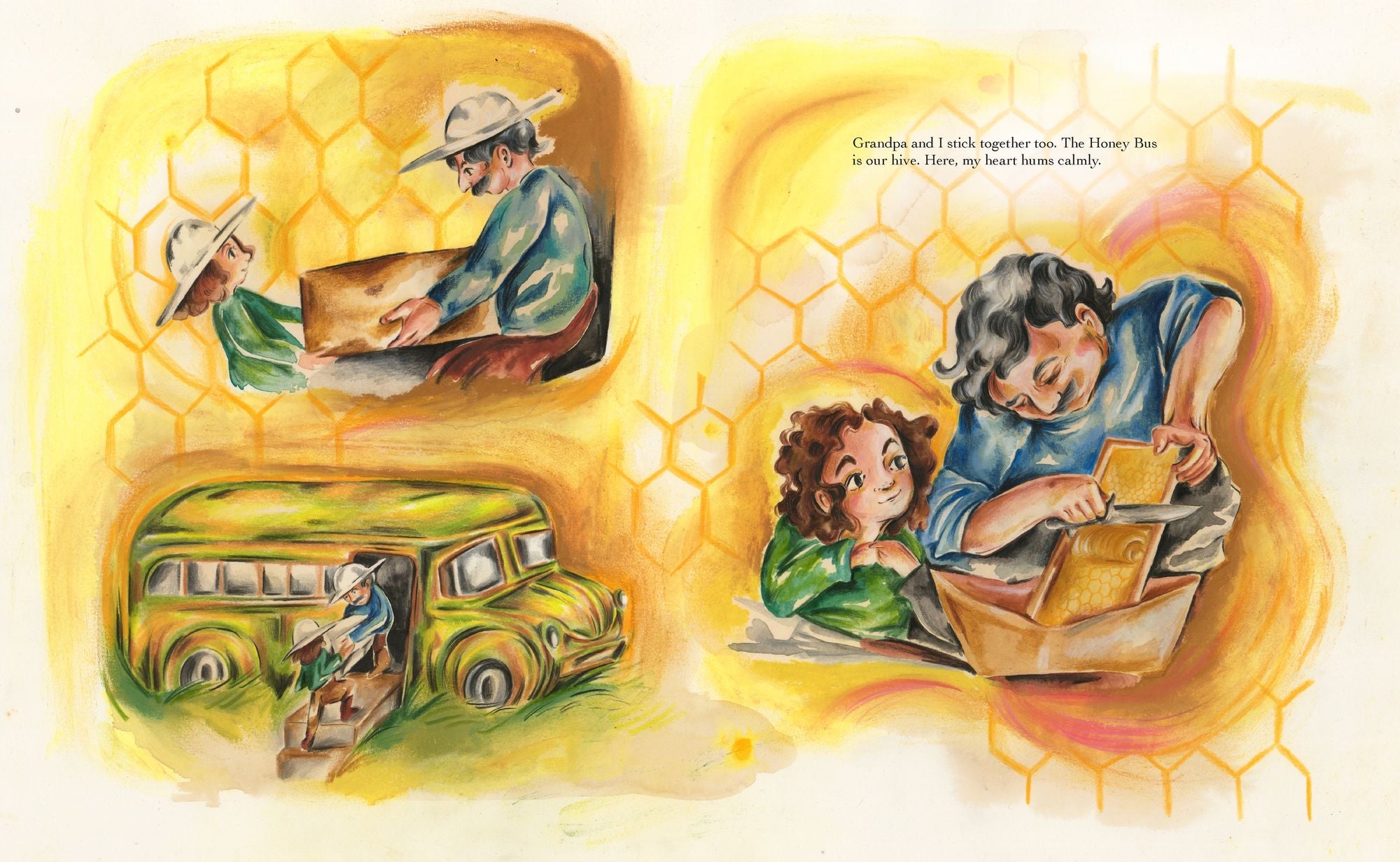 My Hive: A Girl, Her Grandfather, and Their Honeybee Family (A Picture Book)