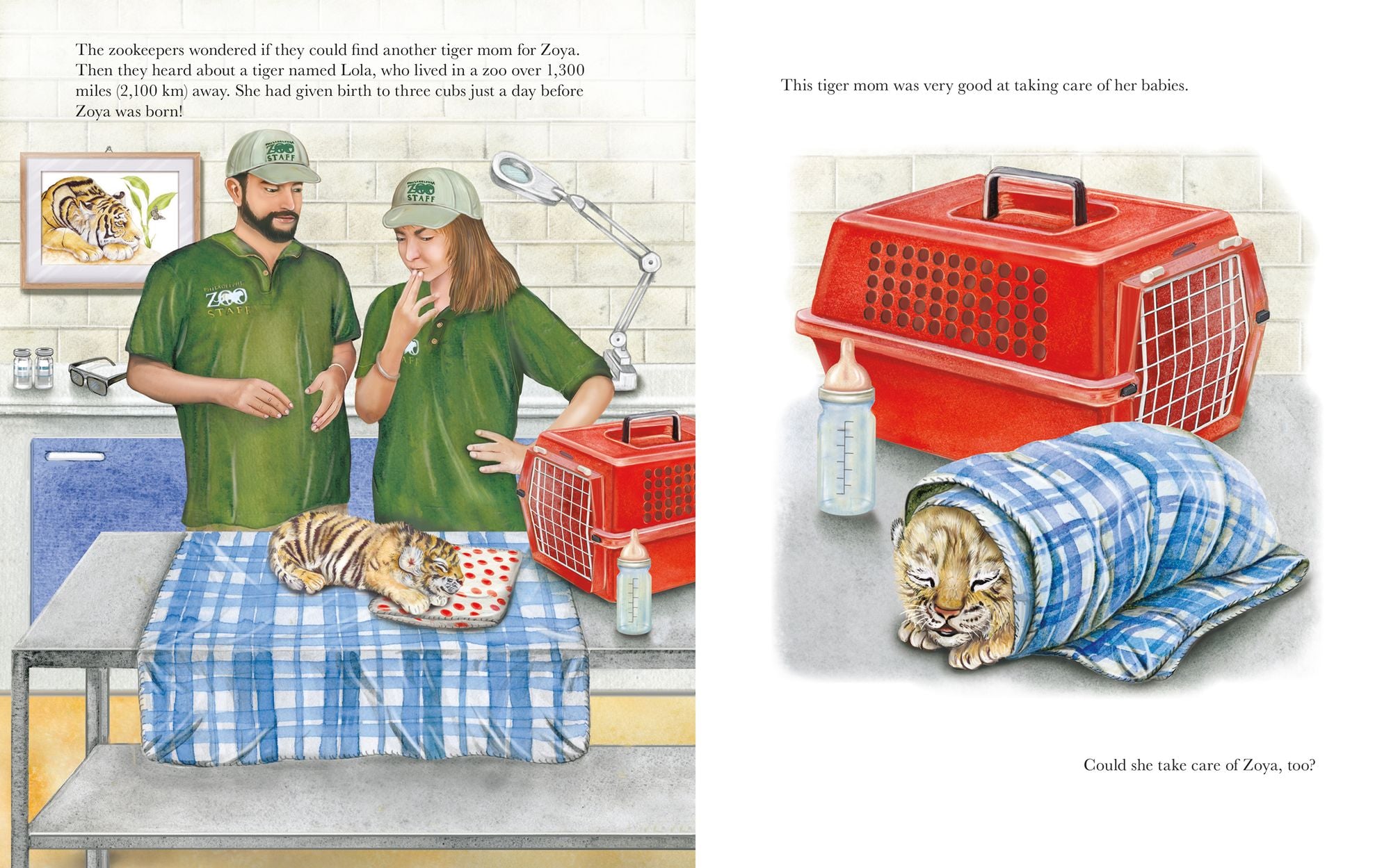 A Family for Zoya: The True Story of an Endangered Cub
