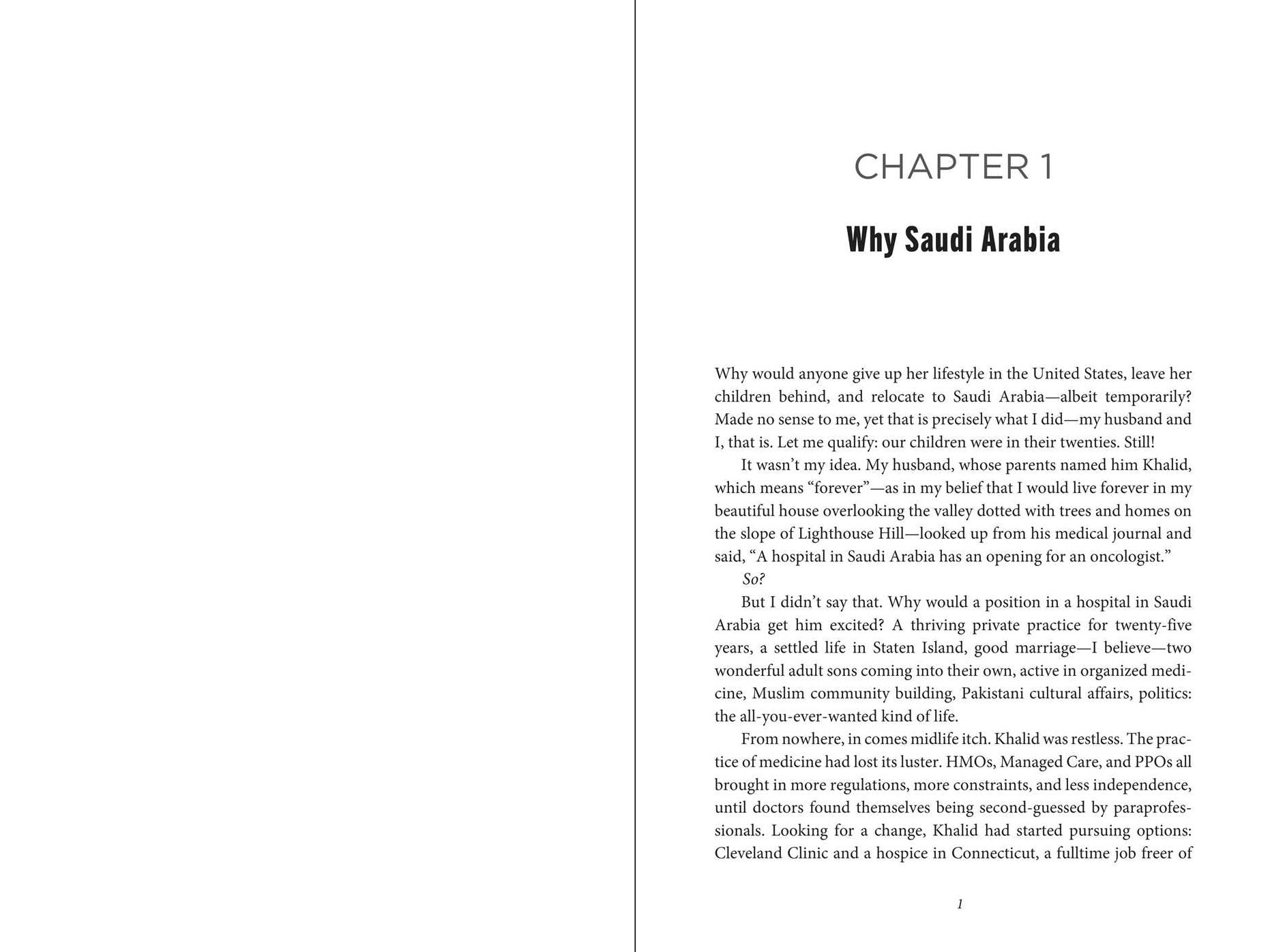 It's Not What You Think: An American Woman in Saudi Arabia