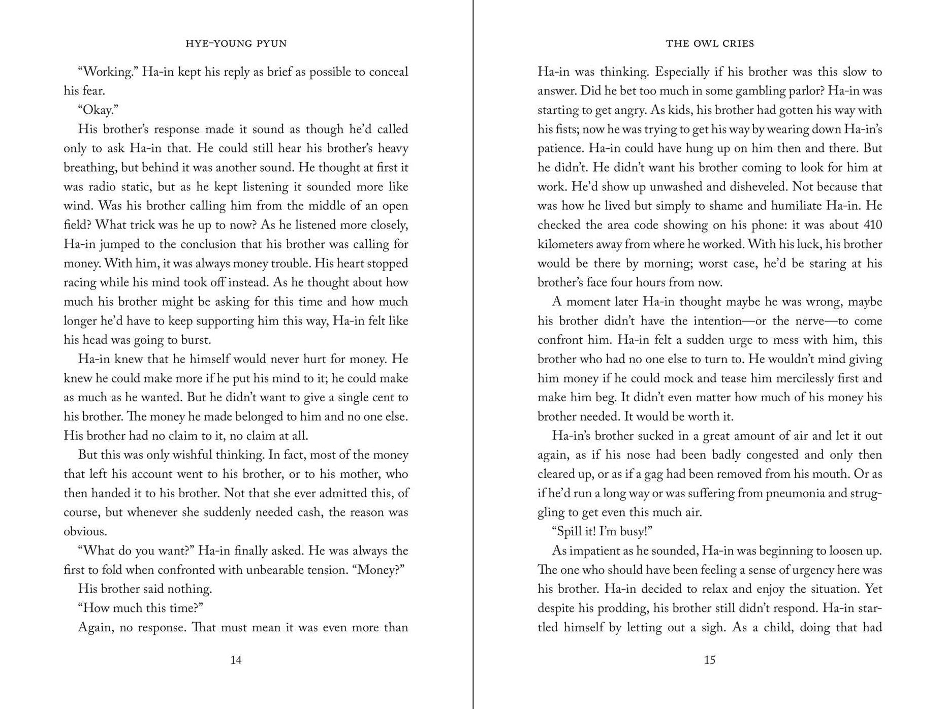 The Owl Cries: A Novel