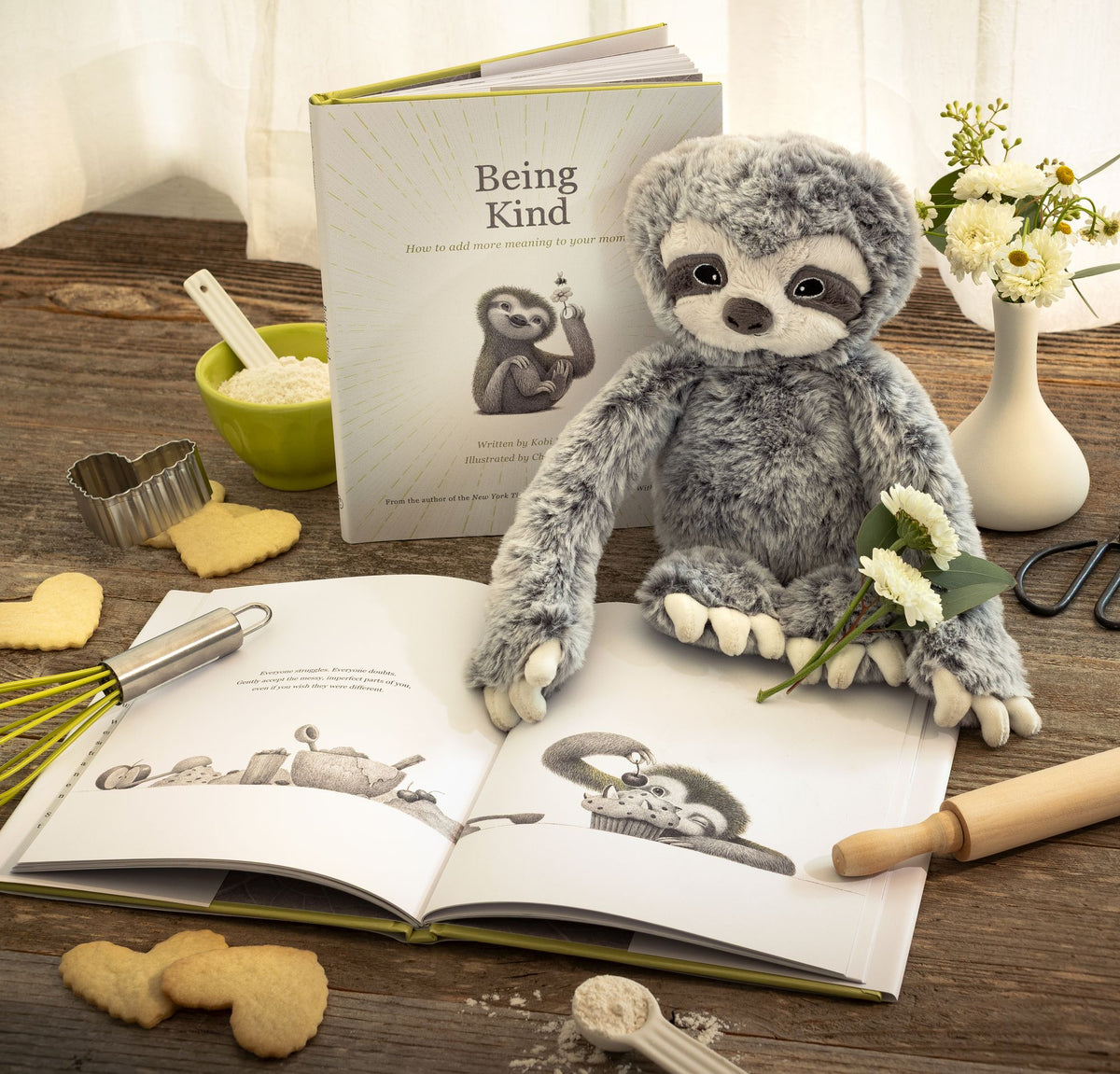 Sloth Plush: A companion to the book Being Kind