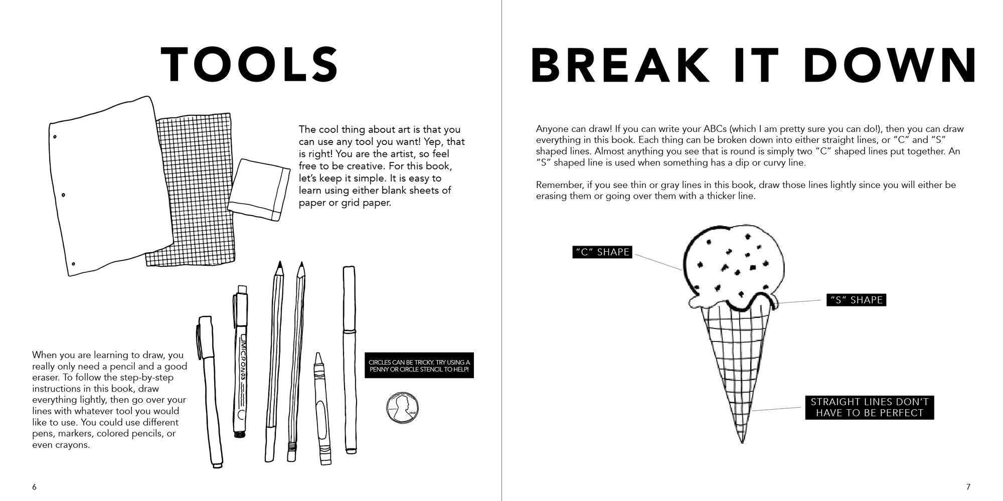 All the Things: How to Draw Books for Kids with Cars, Unicorns, Dragons, Cupcakes, and More (Summer Activity Book for Kids)