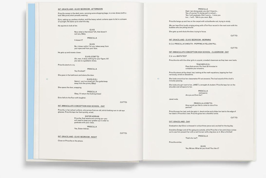 Priscilla Screenplay Book