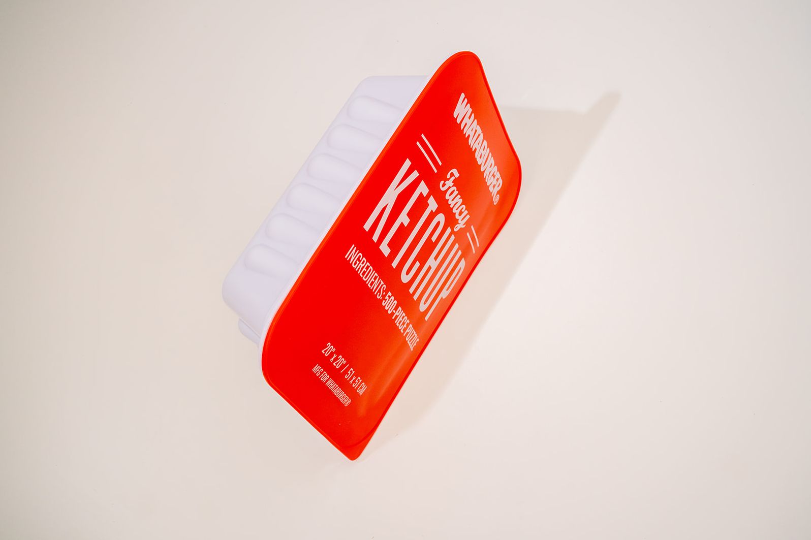 Whataburger Fancy Ketchup Puzzle: 500-Piece Puzzle in a Large Collectible Whataburger Dipping Sauce Container