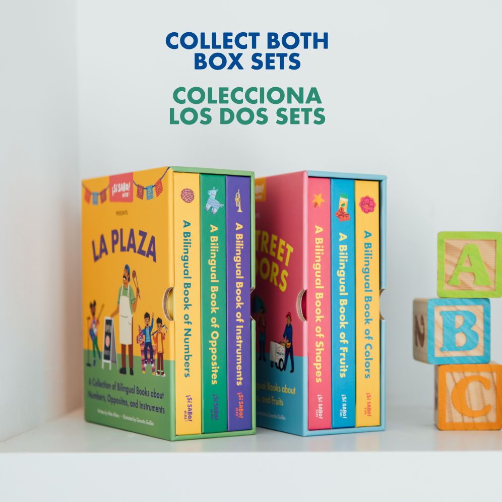 La Plaza: A Collection of Bilingual Books about Numbers, Opposites, and Musical Instruments Inspired by Latin American Culture