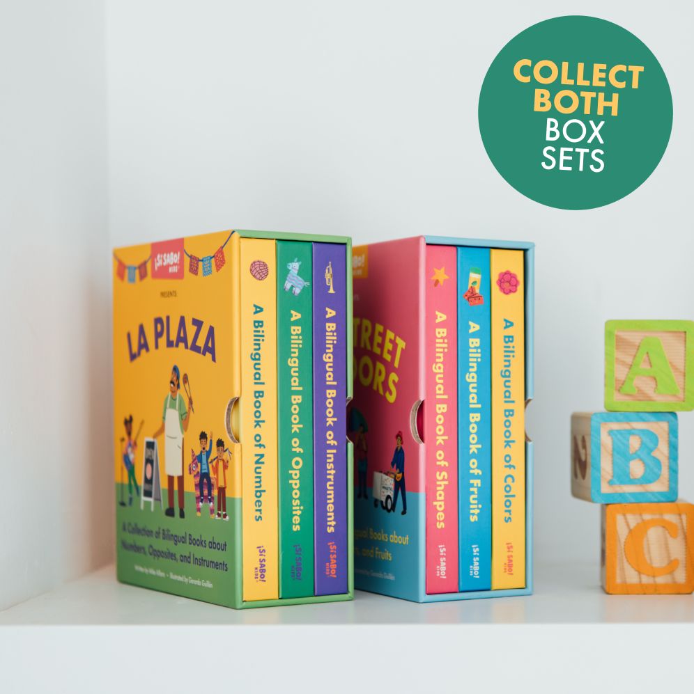 La Plaza: A Collection of Bilingual Books about Numbers, Opposites, and Musical Instruments Inspired by Latin American Culture