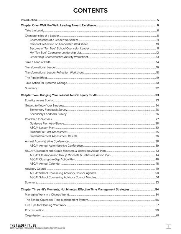 The Leader I'll Be: Best Practices for School Counselors and District Leaders