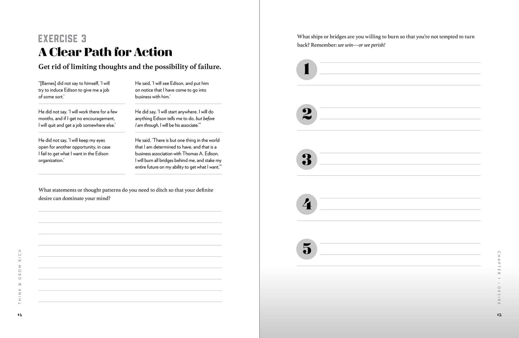 The Think and Grow Rich Roadmap: Practical Steps and Transformational Exercises for a Personal Blueprint to Wealth