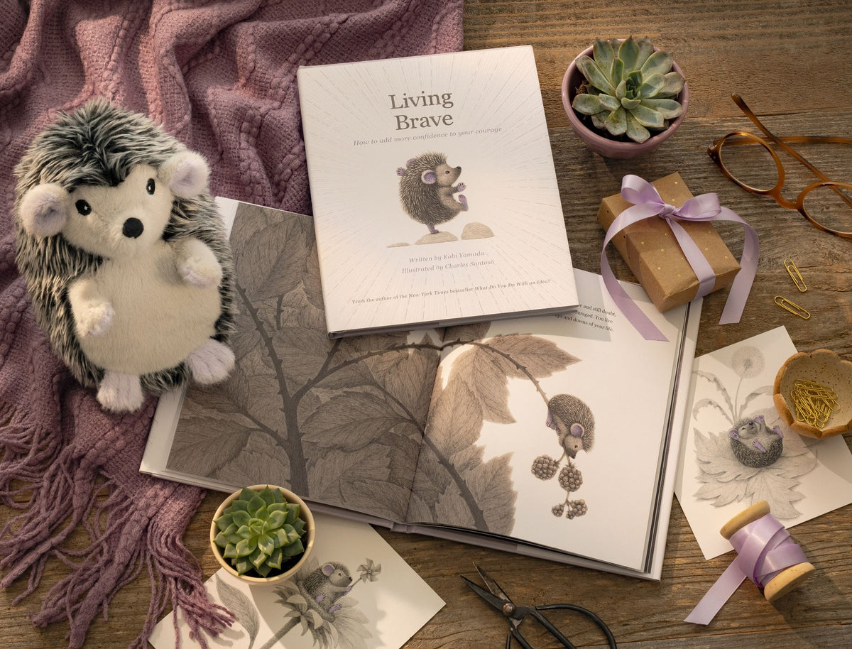 Hedgehog Plush: A companion to the book Living Brave