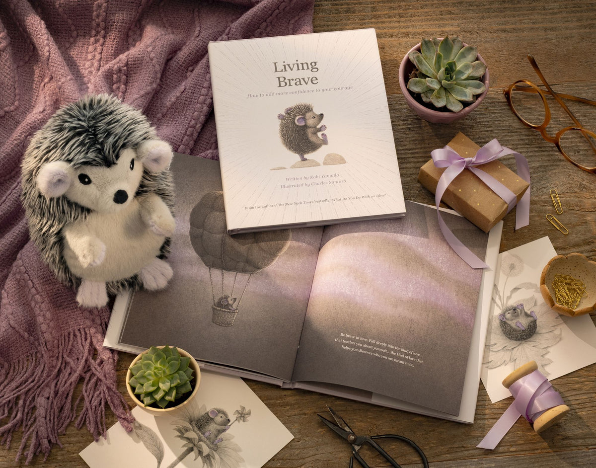 Hedgehog Plush: A companion to the book Living Brave