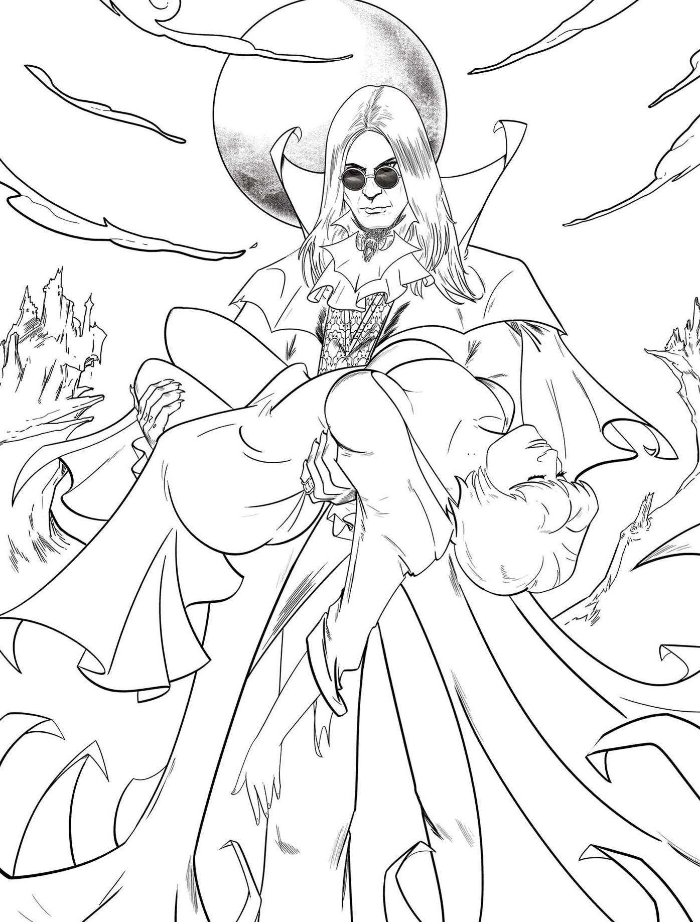 Ozzy Osbourne: The official coloring book