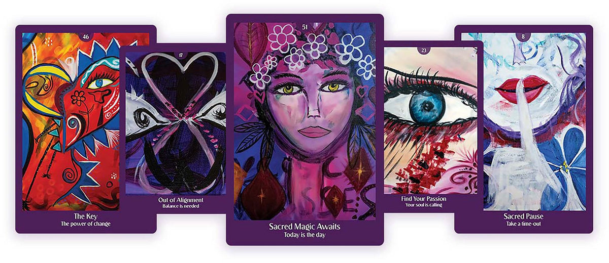 Sacred Magic Oracle Deck: A Witch's Oracle Deck (51 Full-Color Cards and 125-Page Full-Color Guidebook)