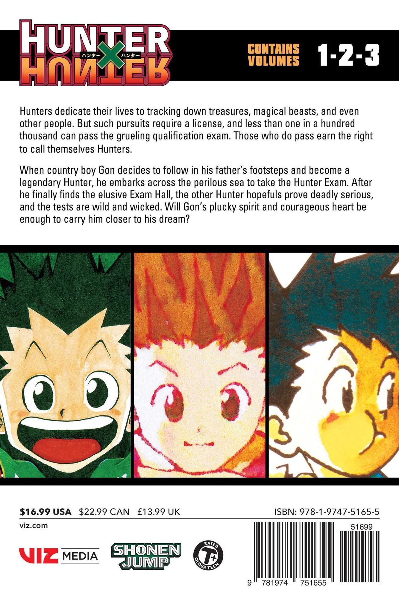 Hunter x Hunter (3-in-1 Edition), Vol. 1: Includes vols. 1, 2 & 3