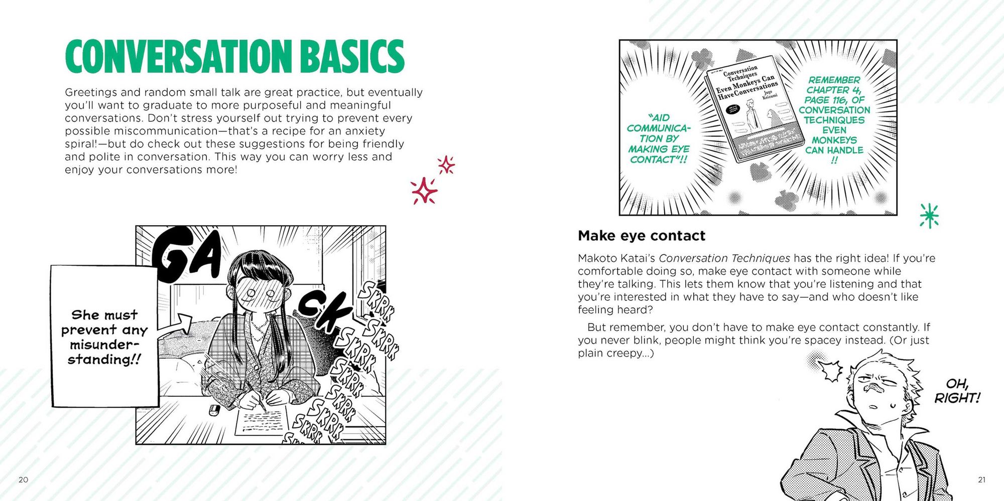 Komi Can't Communicate: Making Friends and Not Scaring People