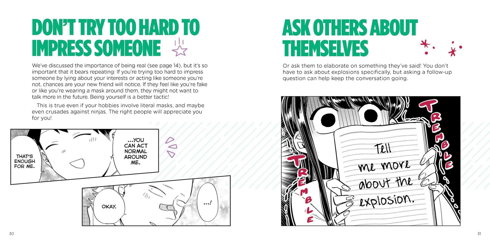 Komi Can't Communicate: Making Friends and Not Scaring People