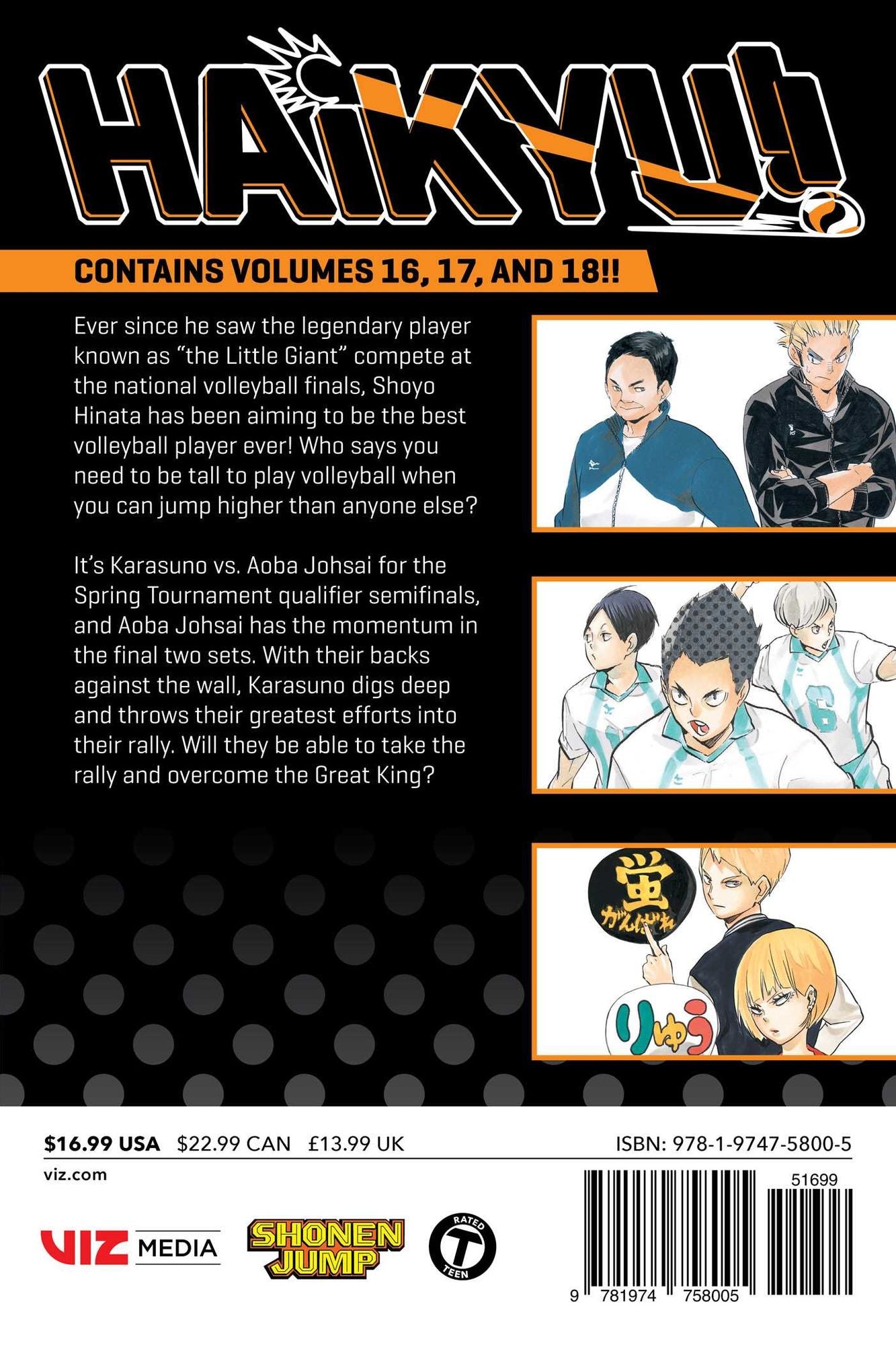 Haikyu!! (3-in-1 Edition), Vol. 6: Includes vols. 16, 17 & 18