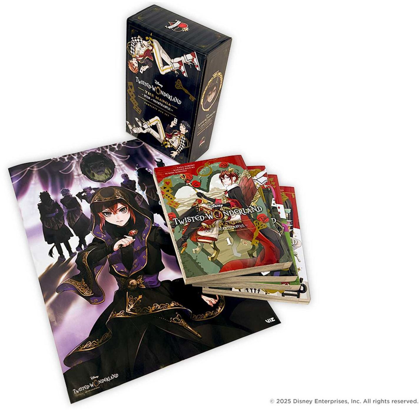 Disney Twisted-Wonderland: The Manga - Book of Heartslabyul Complete Box Set: Includes vols. 1-4 with premium